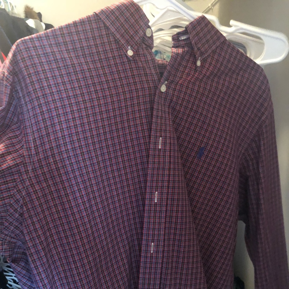 Polo classic fit plaid button down